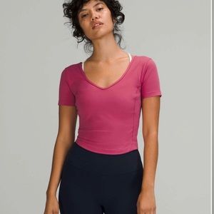Lululemon Align Tee in Pink Lychee